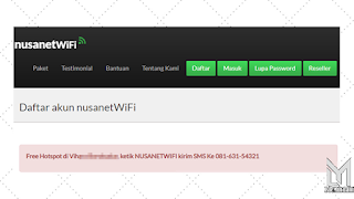 WIFI ID GRATIS PAKAI NUSANET voucher wifi id gratis September 2020