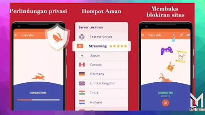 APLIKASI VPN GRATIS TERBAIK Turbo VPN vpn terbaik gratis