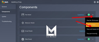 Cara Menonaktifkan Antivirus AVG Sementara Cara Menonaktifkan Antivirus AVG Sementara